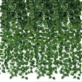 Lush Evergreen Ivy Garland Hanging Vines – Realistic Silk Leaf Wall & Garden Decor