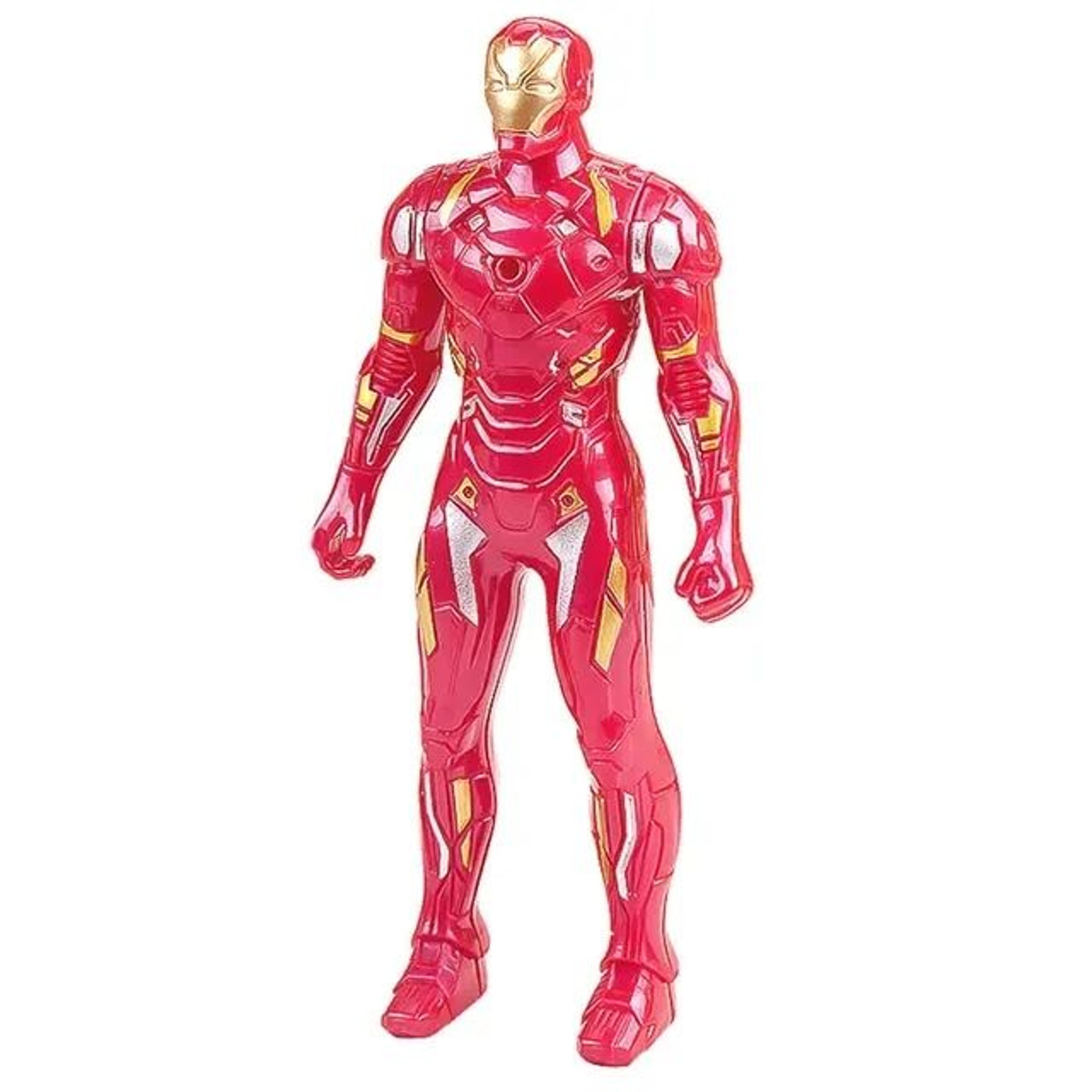 Marvel Superhero Glow Action Figure Set Spider Man Toys, Hulk & Iron Man Mini Collectibles