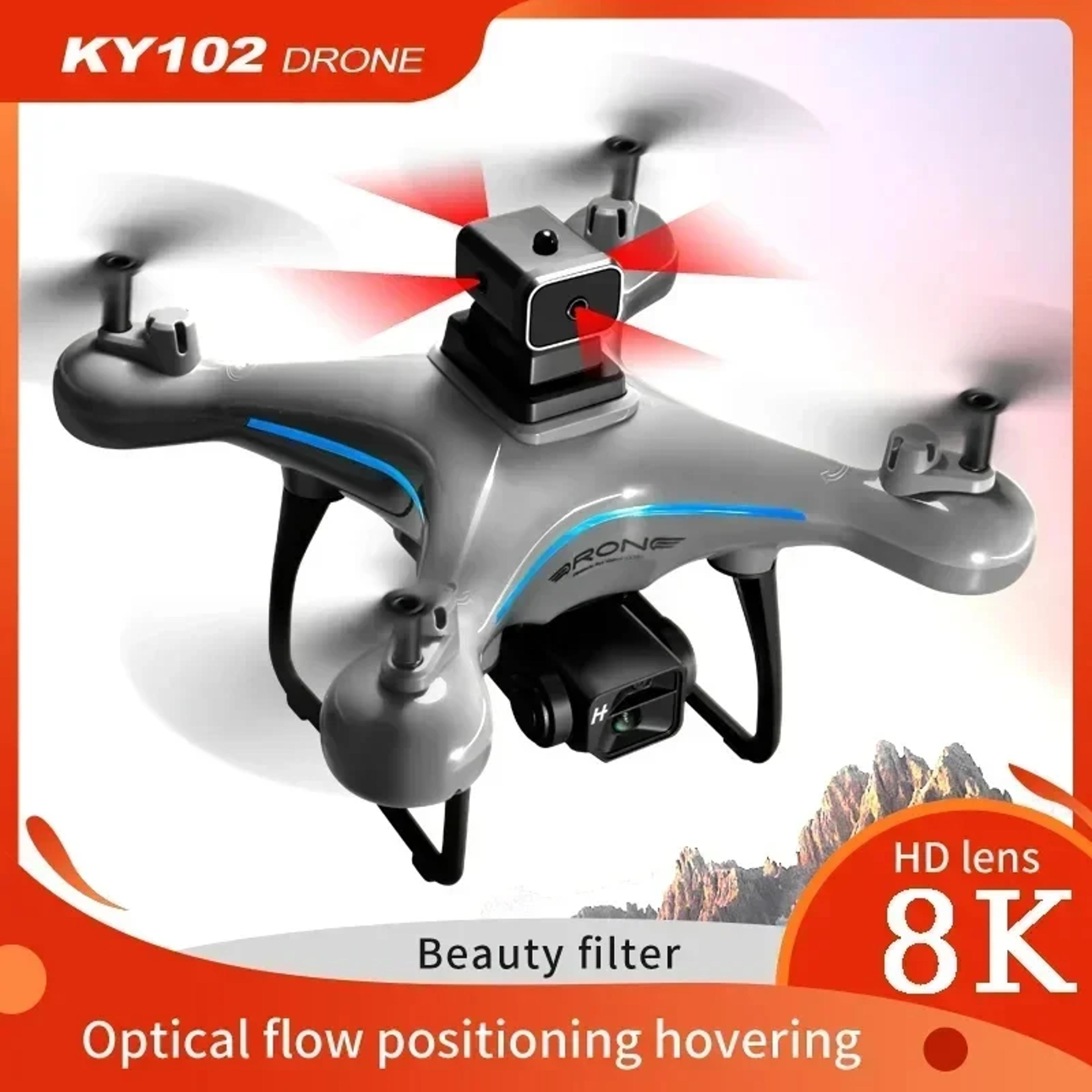 8K Professional Drone with Dual Camera Brushless Quadcopter 10000M Range & Obstacle Avoidance