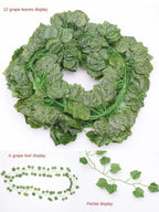 2.1M Artificial Ivy Garland for Wall Decor, Wedding Greenery & Home Styling