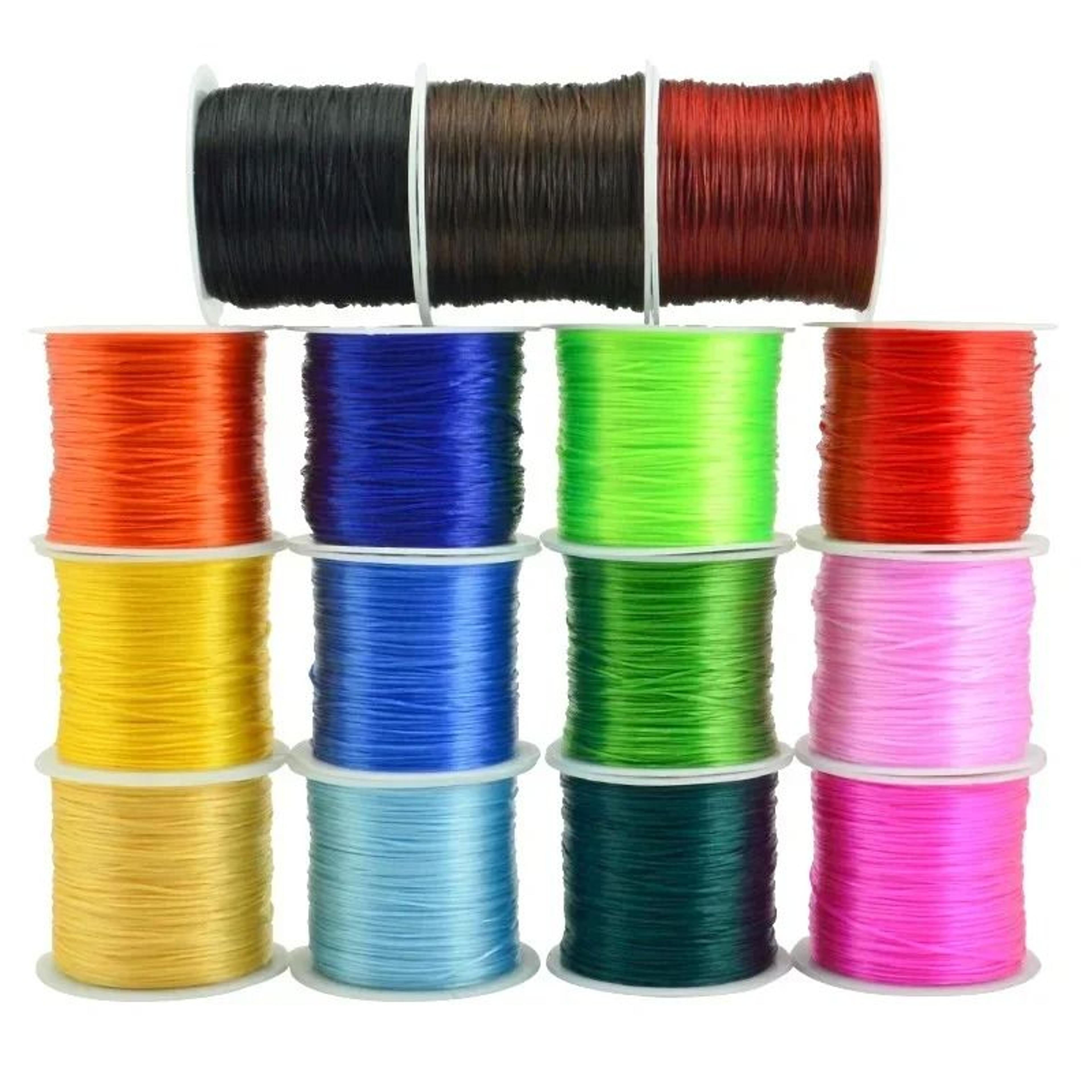 Elastic Crystal Beading Cord 1mm Stretch Thread for Jewelry Making