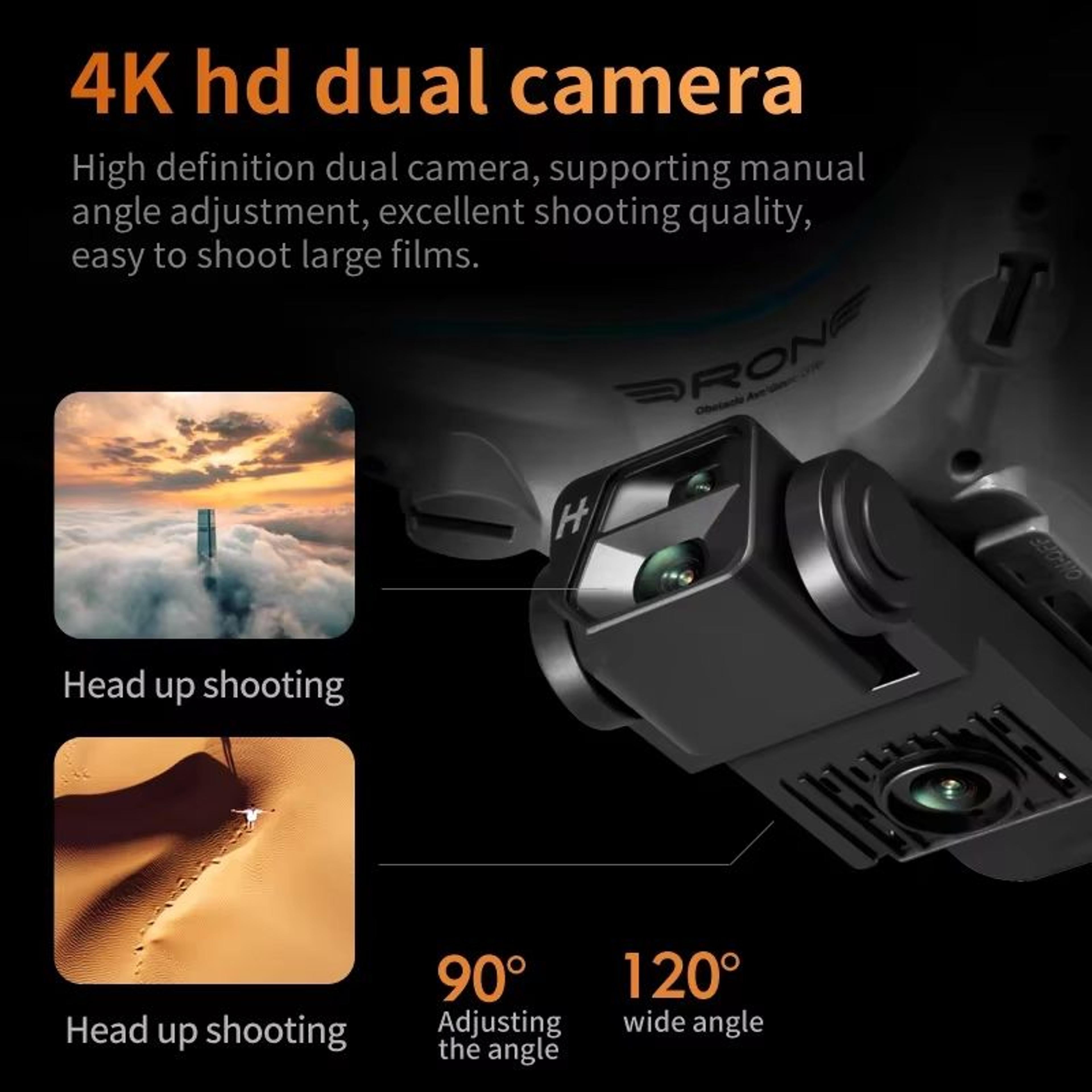 8K Professional Drone with Dual Camera Brushless Quadcopter 10000M Range & Obstacle Avoidance