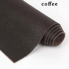 Genuine Top-Grain Cowhide Leather Fabric – Premium Brown Upholstery Material for Sofas, Headboards, and Crafts