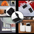 Heavy Weight Hook and Loop Adhesive Mounting Strips – Strong Double-Sided Fasteners for Picture Frames & Wall Hanging