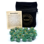 Rune Engraved Healing Stones, Natural Rune Stones Energy Stones for Divination, Fortune-telling & Spiritual Energy Work