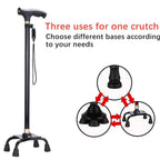 Premium Retractable Adjustable Walking Cane with LED Light for Seniors & Elders