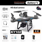 8K Professional Drone with Dual Camera Brushless Quadcopter 10000M Range & Obstacle Avoidance