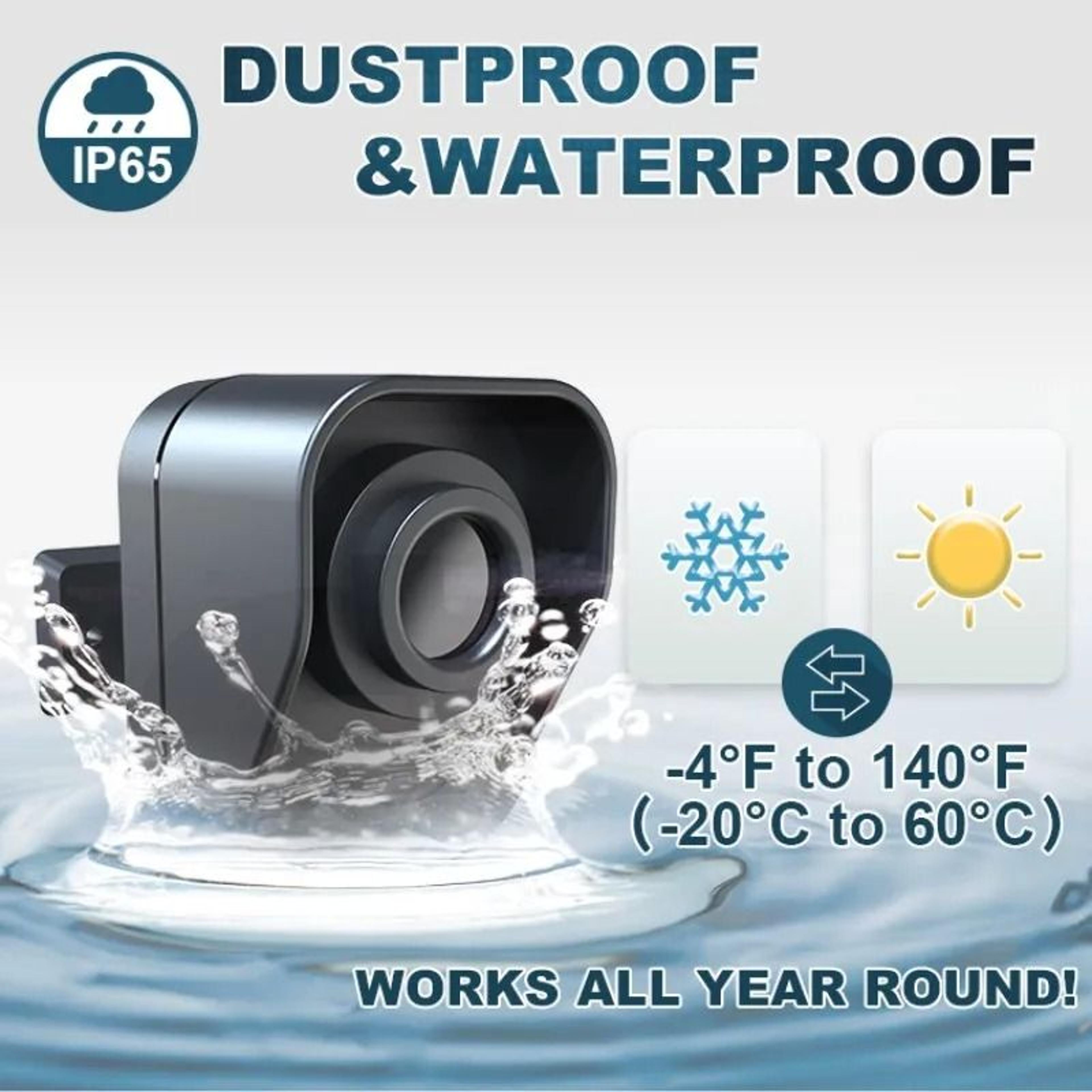 Driveway Alarm Long Range Wireless Motion Sensor System for Outdoor and Indoor Security
