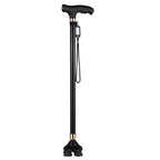 Premium Retractable Adjustable Walking Cane with LED Light for Seniors & Elders
