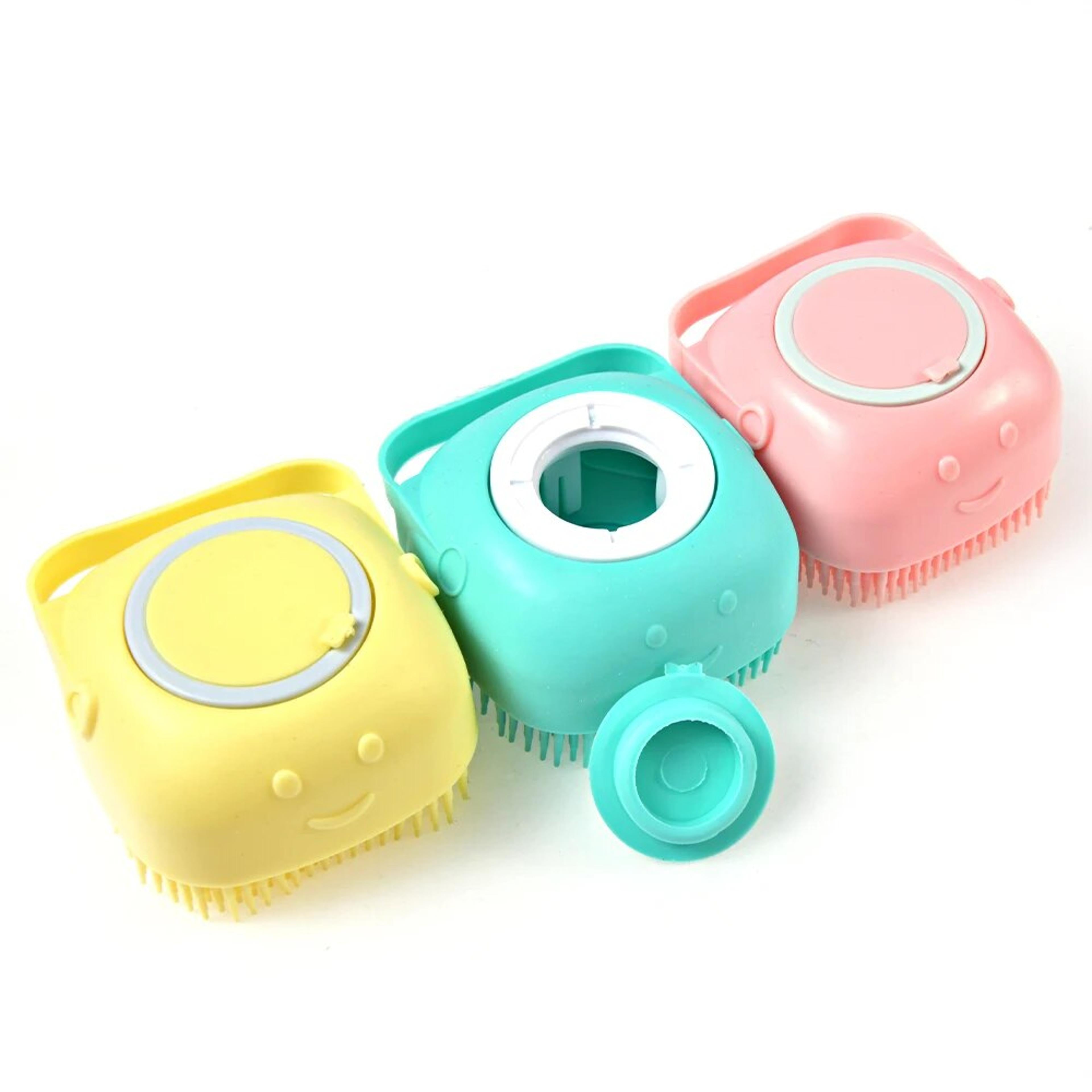 Soft Silicone Dog Bath Brush Gloves - Pet Grooming Essential