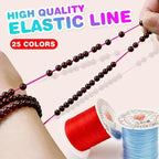 Elastic Crystal Beading Cord 1mm Stretch Thread for Jewelry Making