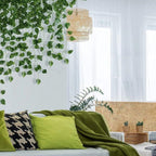 Lush Evergreen Ivy Garland Hanging Vines – Realistic Silk Leaf Wall & Garden Decor
