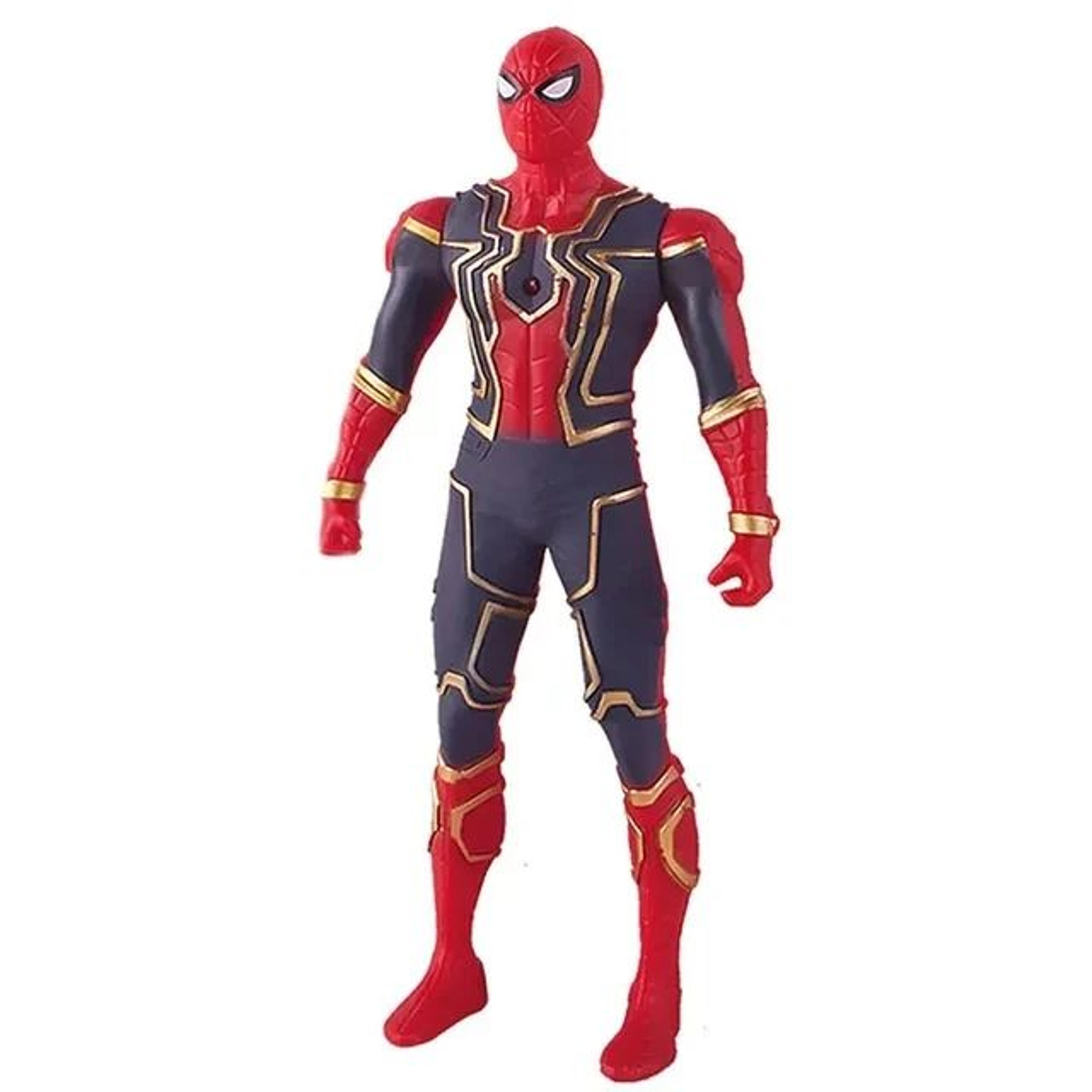 Marvel Superhero Glow Action Figure Set Spider Man Toys, Hulk & Iron Man Mini Collectibles