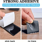 Heavy Weight Hook and Loop Adhesive Mounting Strips – Strong Double-Sided Fasteners for Picture Frames & Wall Hanging