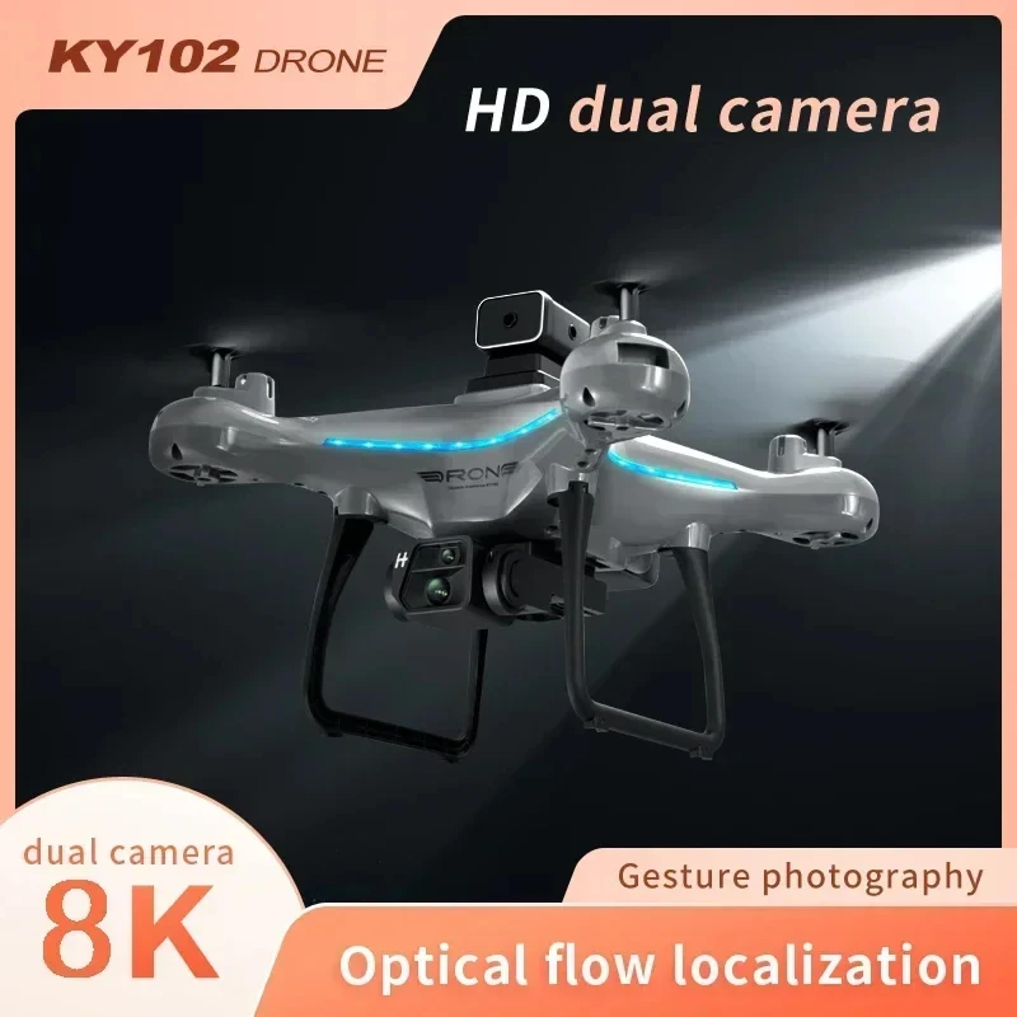 8K Professional Drone with Dual Camera Brushless Quadcopter 10000M Range & Obstacle Avoidance