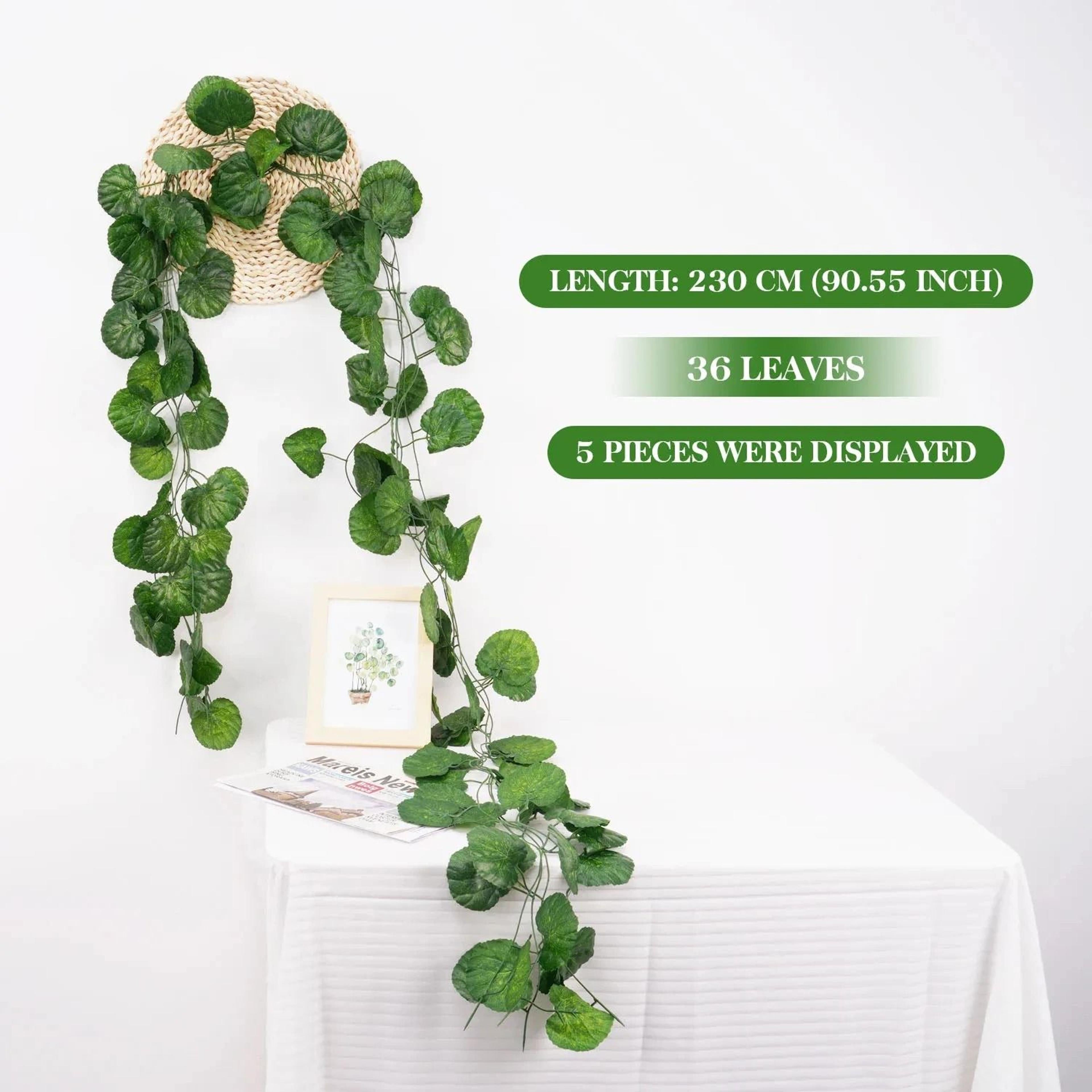 Artificial Ivy Hanging Vine Garland for Wall Room and Wedding Decor