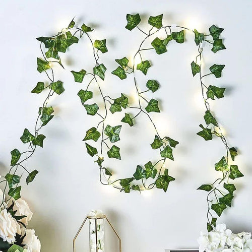 2.1M Artificial Ivy Garland for Wall Decor, Wedding Greenery & Home Styling
