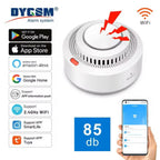 Smart WiFi Smoke Detector Alarm with 85dB Alert and App Control for Home Safety