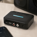 USB Bluetooth 5.3 Audio Receiver Adapter Wireless AUX RCA Stereo Receiver with U-Disk Playback for Desktop, Speakers